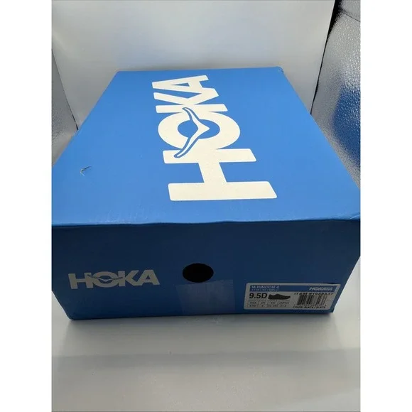 Hoka Men's Rincon 4 Black Size 9.5 D Athletic Running Shoes. Authentic And New - Picture 11 of 12